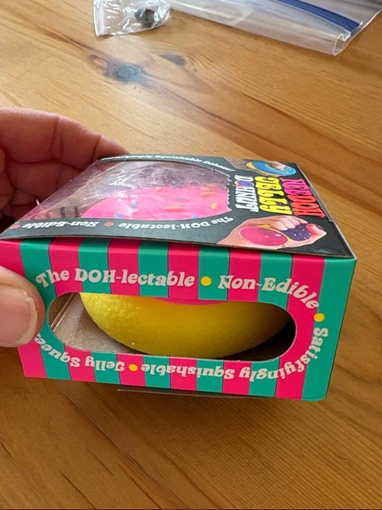 Needoh Jelly Donut Pink Squishable Toy - Picture 3 of 5